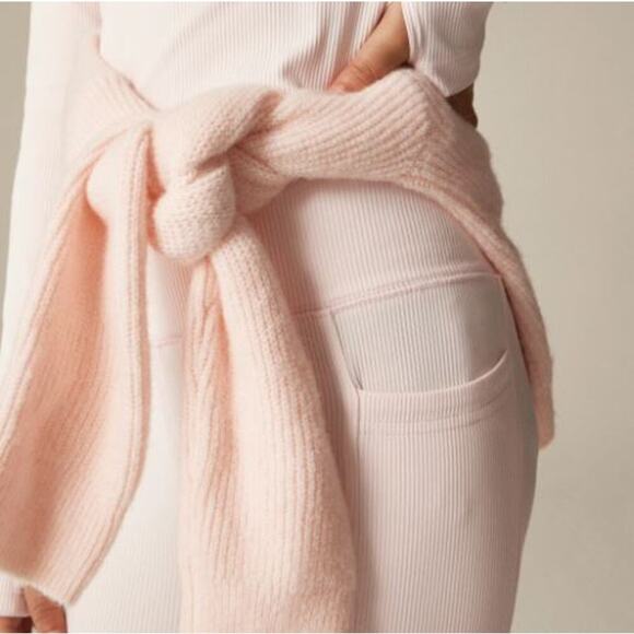 J. Crew Girls' Pull On Stretchy Rib Active Leggings CC199 Pink Opal Size 12 NWT - Picture 3 of 5